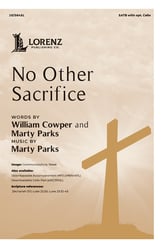 No Other Sacrifice SATB choral sheet music cover